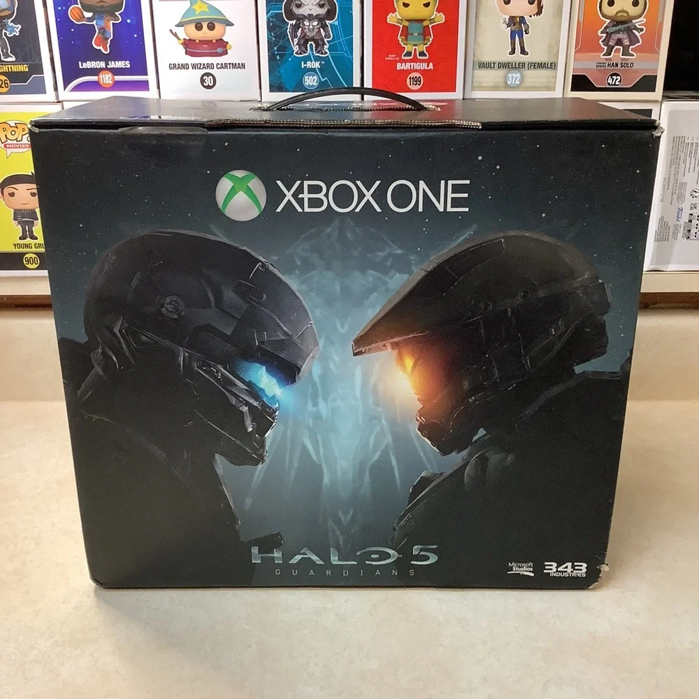 Microsoft XBOX ONE HALO 5 Guardians 1 TB Empty Box - No Inserts - No Console